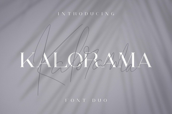Kalorama Font preview